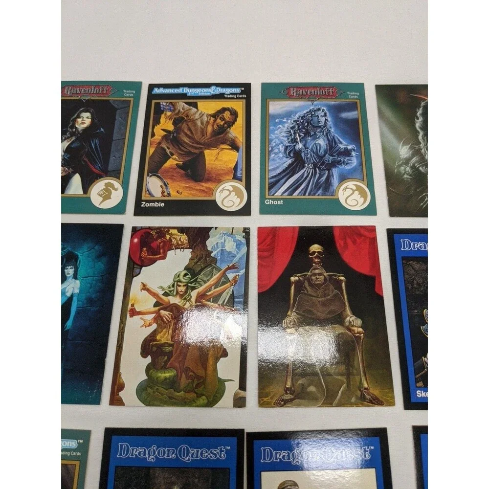Lot Of (19) TSR Dungeons And Dragons And Fantasy Demons Undead Trading Cards
